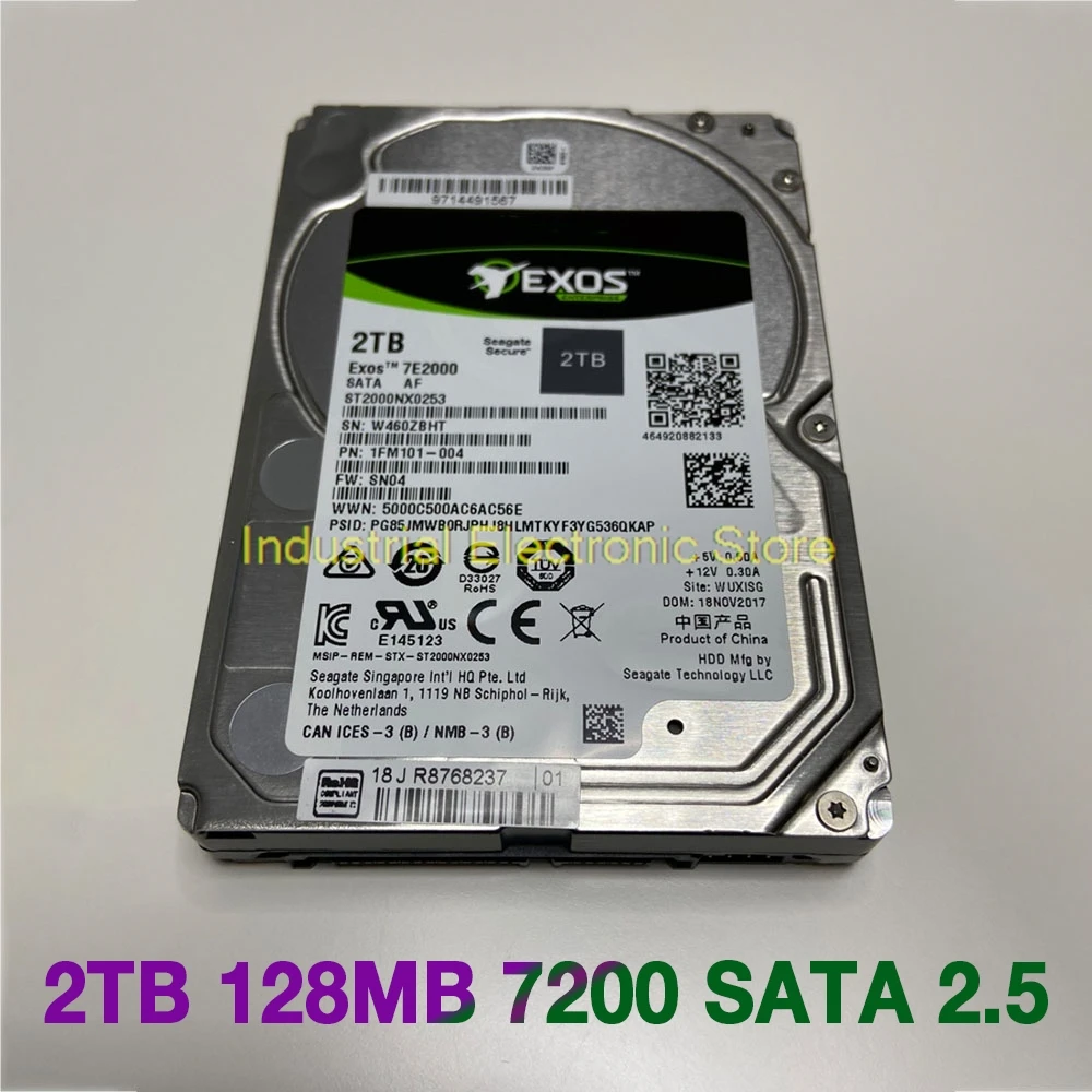 2 ТБ для серверного жесткого диска Seagate 128 МБ 7200 SATA 5 ST2000NX0253