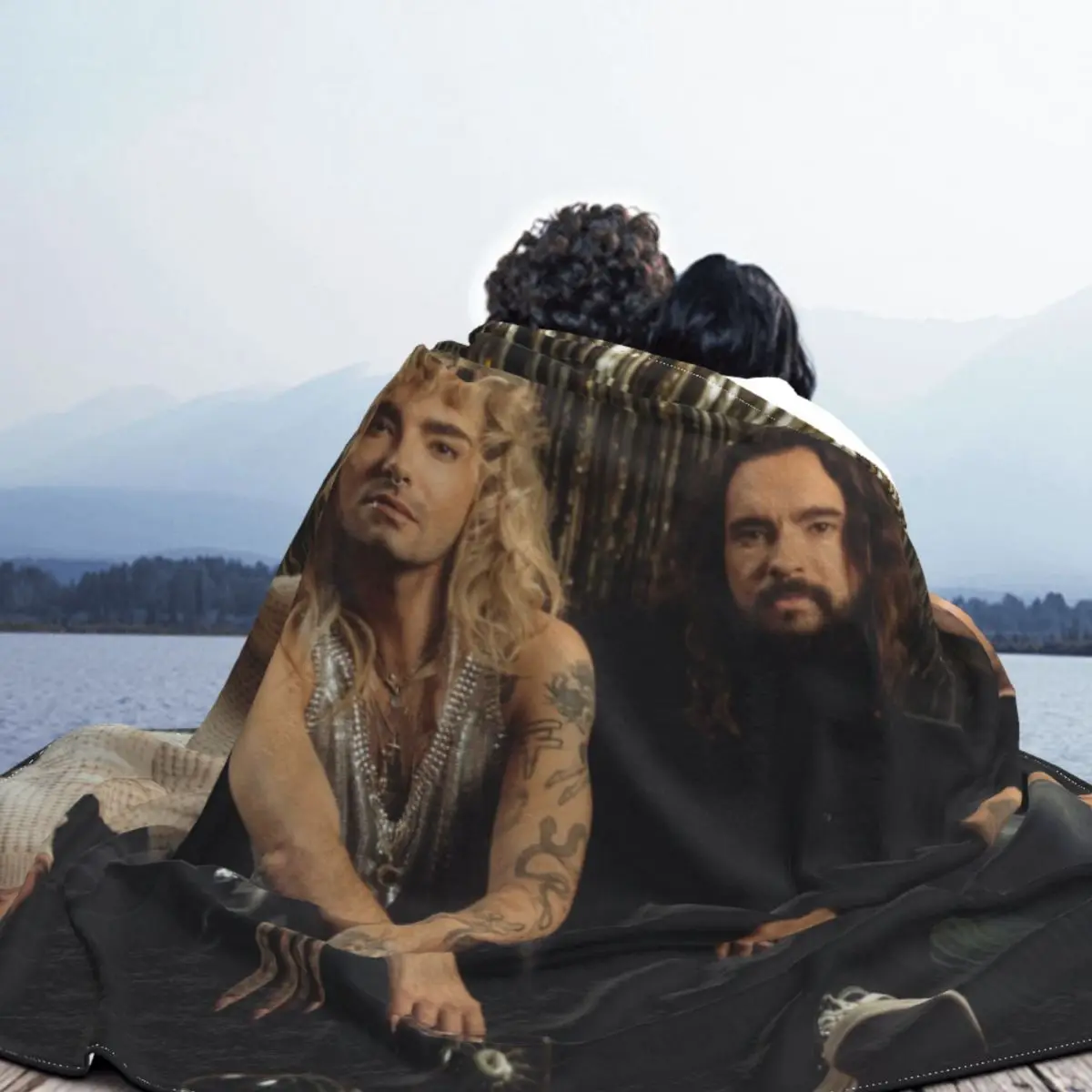 Фото Одеяло для кровати Tokio Hotel Band 002488, подарок на день рождения, комфортное теплое мягкое тонкое ватяное одеяло, одеяло №2