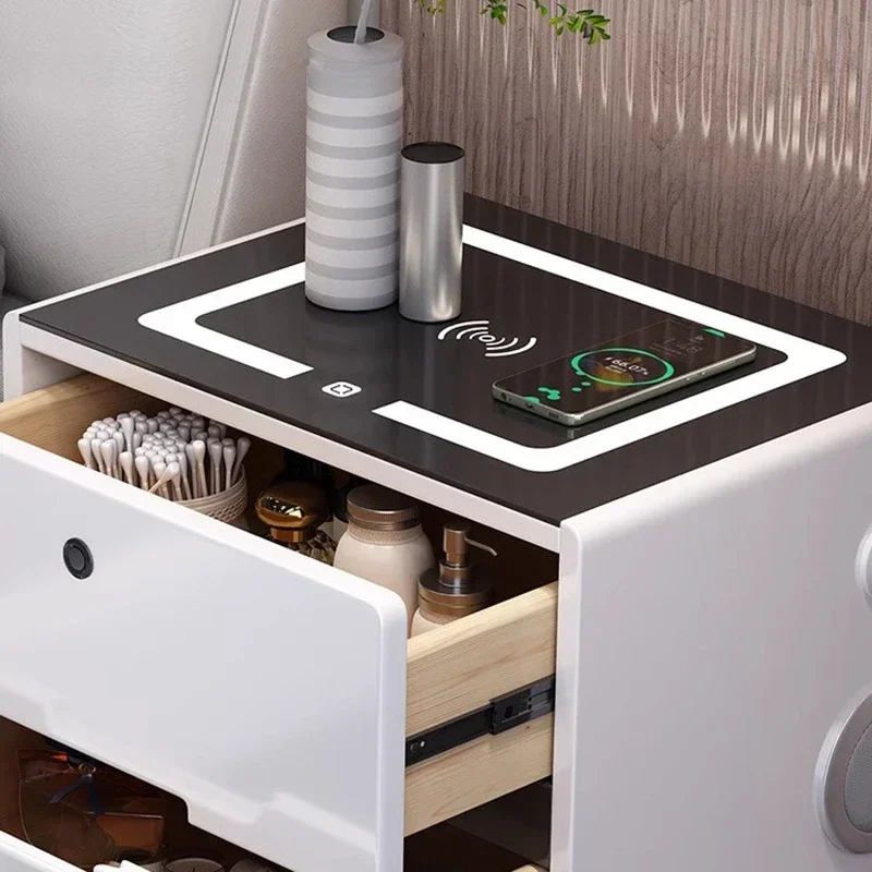 Тумбочки экономный прикроватный столик элегантные столы гладкая роскошная