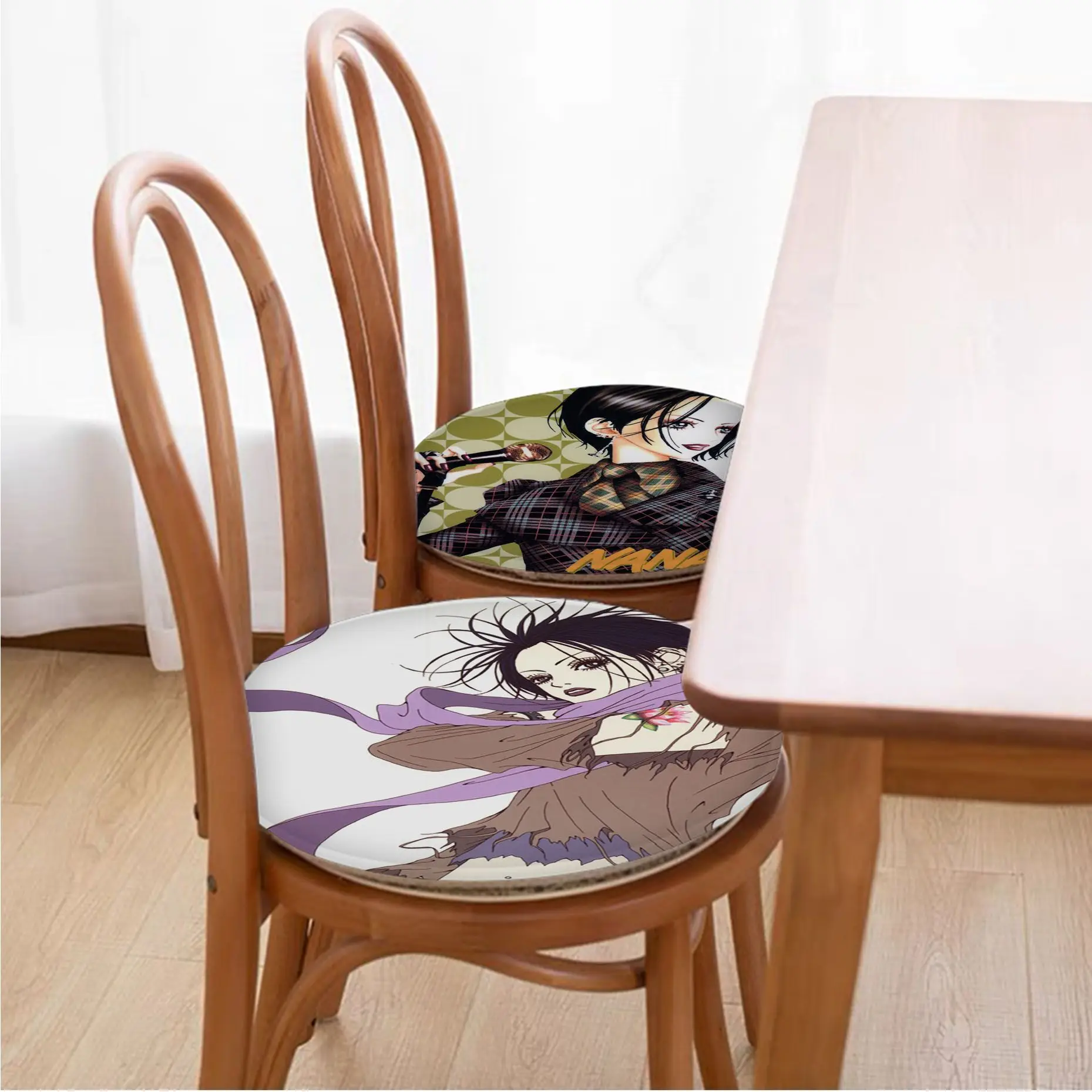 

Japanese Classic Anime NANA Art Decorative Seat Cushion Office Dining Stool Pad Sponge Sofa Mat Non-Slip Cushion Pads