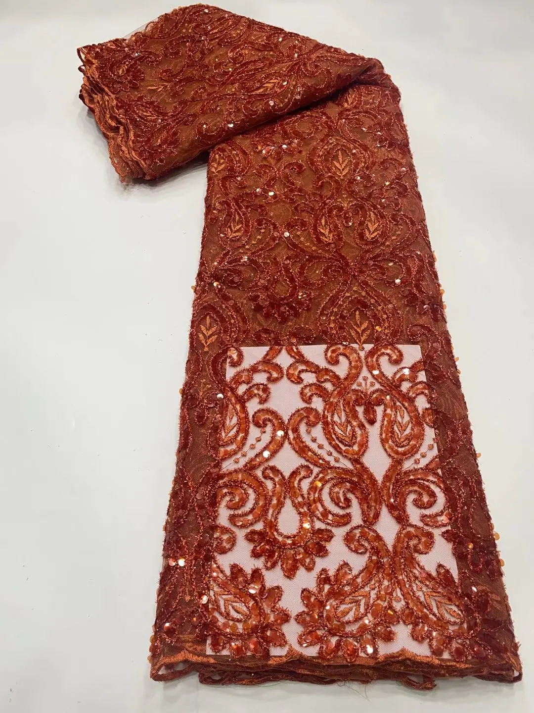 Фабричная цена африканская сетка тюль кружево лидер продаж блестки кружевная