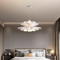nordic led pendant lights living room dining kitchen bedroom design suspension lamp modern hanging chandelier white luminaire