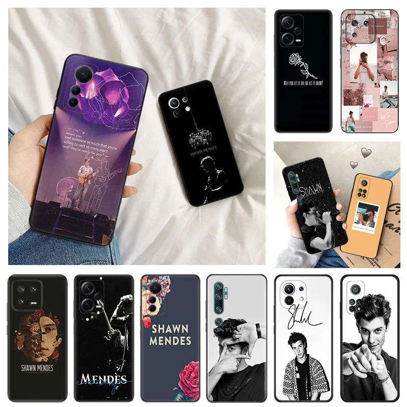 

Shawn Mendes Soft Phone Cases For Redmi A1 10A 10C 11 Prime RedmiNote 12 Pro 11SE 11S 11E 11T 10 Lite 10S 5G Black Matte Cover