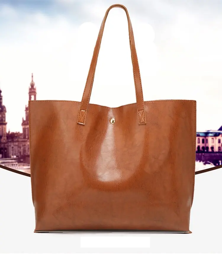 Women's Large Brown Soft Leather Tote Shoulder Bag from , Big Capacity Tassel Handbag with Distinctive Design - 156 Characters