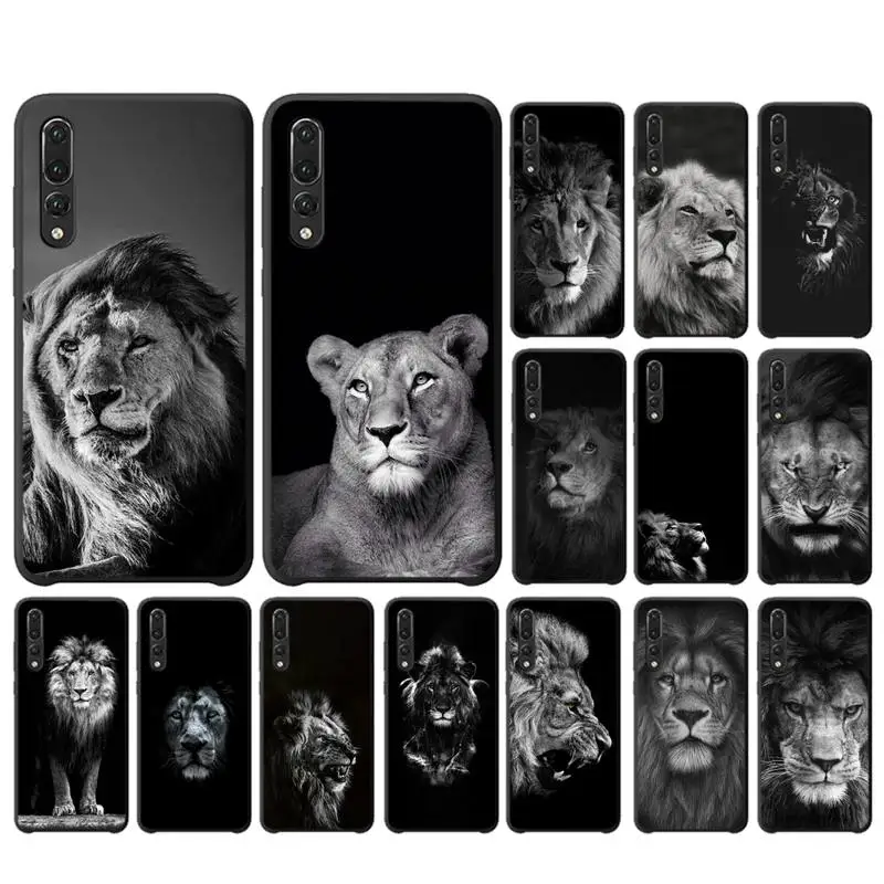 

MaiYaCa Animals The lion Phone Case for Huawei P30 40 20 10 8 9 lite pro plus Psmart2019