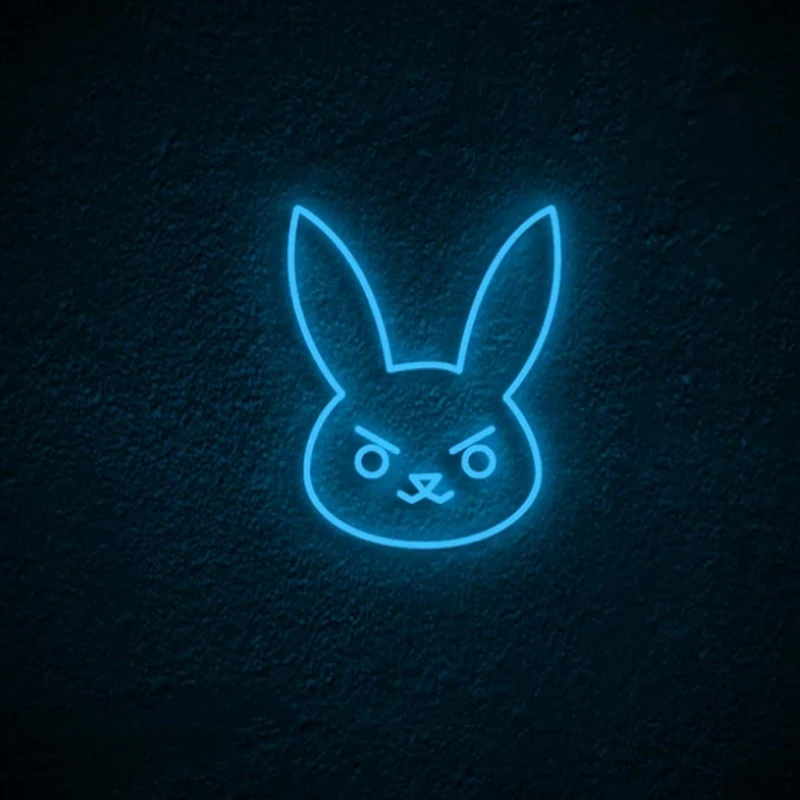 

Rabbit Custom Neon Signboard Wall Light Party Wedding Shop Window Restaurant Birthday Decoration