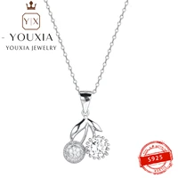 Hot Selling Own Brand DIY S925 Silver Flower Full Diamond Design Party Banquet Fashion Personality Ladies Fine Shine Jewelry