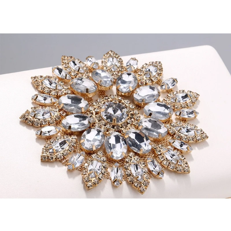 

Crystal Evening Bag Retro Clutch Bags Rhinestone Wedding Prom Handbag Sparkly Crossbody Bag Party Banquet Purse