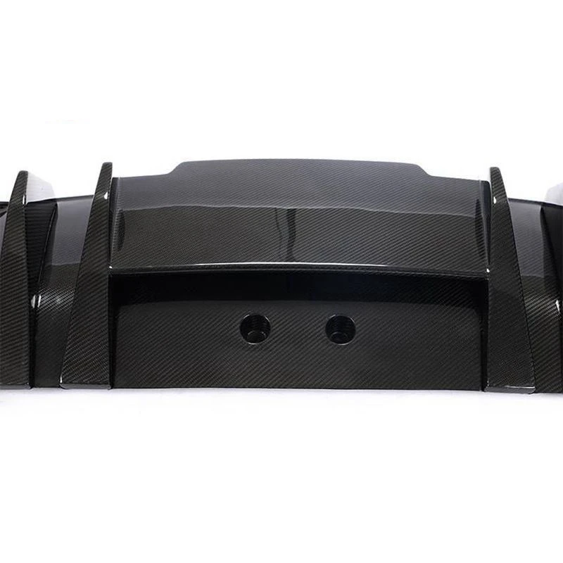 R8 из настоящего углеродного волокна задний бампер лопата диффузор модификация