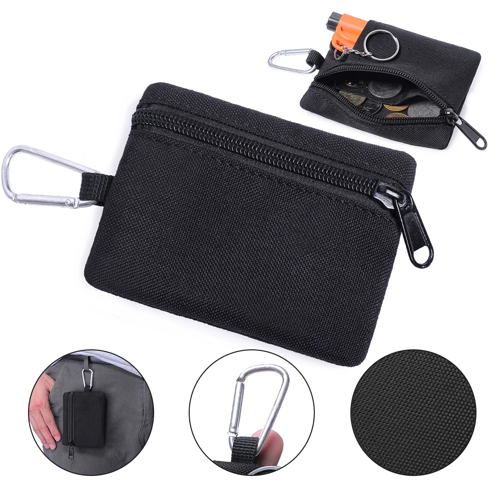 

Outdoor Mini Molle Pouch Wallet Portable Travel Card Key Earphone Holder Coin Wallet Purses Zipper Hunting Waist Belt Bag