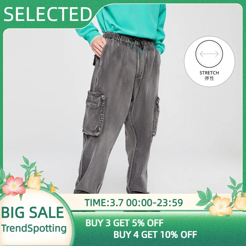 

SELECTED Men's Loose Fashion Jeans with Pocket Cargo Pants D|420432027