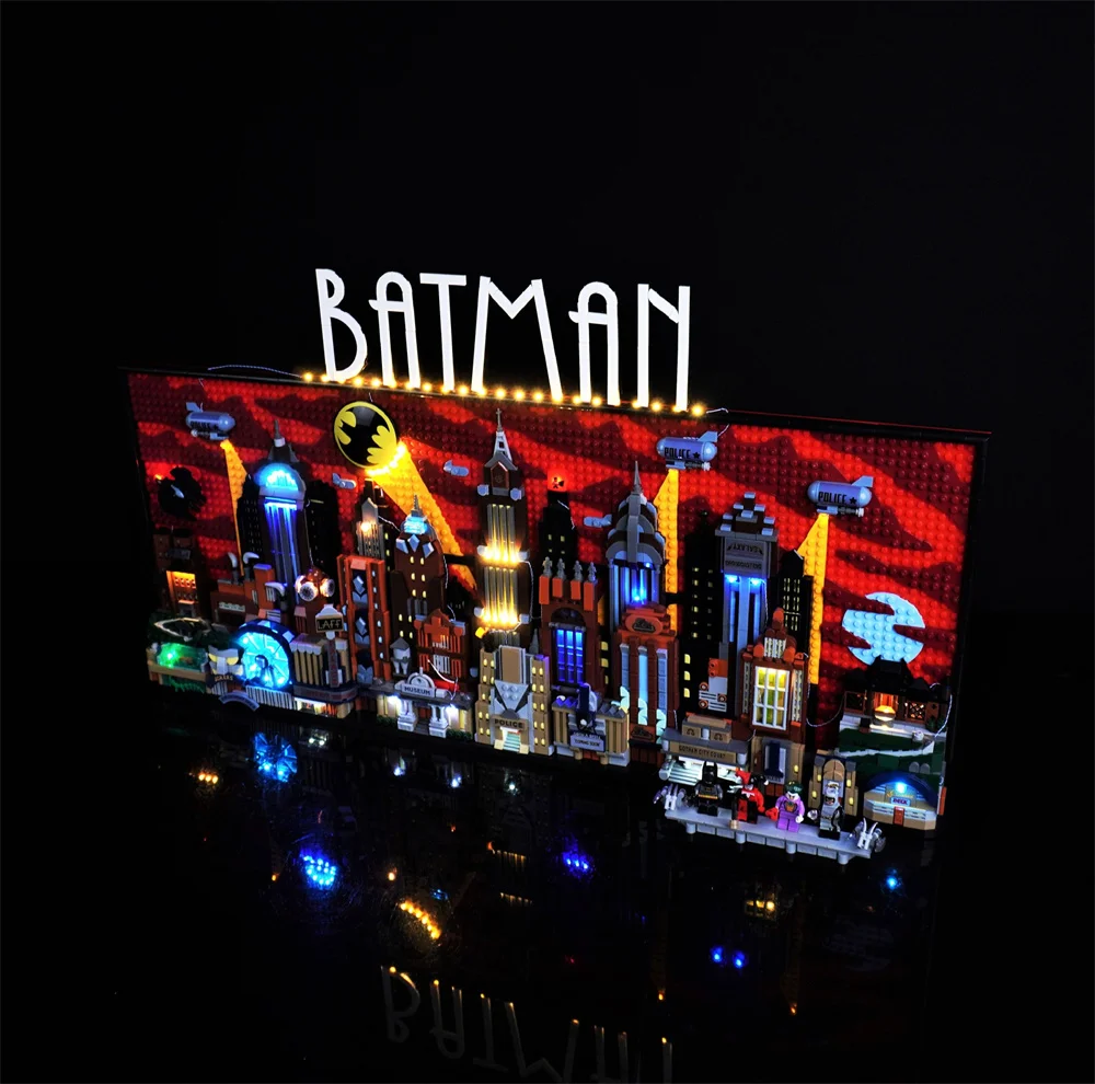 Комплект освещения для радиоуправляемой версии Batmanship 76271 Animated Gotham City Super Herosed