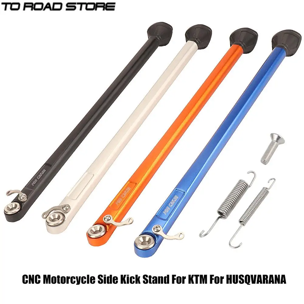 

CNC Motorcycle Side Kick Stand Kickstand Parking Supporter Rack For KTM 125-500 XCF EXCF XCW For Husqvarna FE FX TE TX 2017-2021