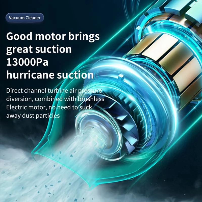 Автомобильный пылесос высокой мощности ручной мини-пылесос беспроводной