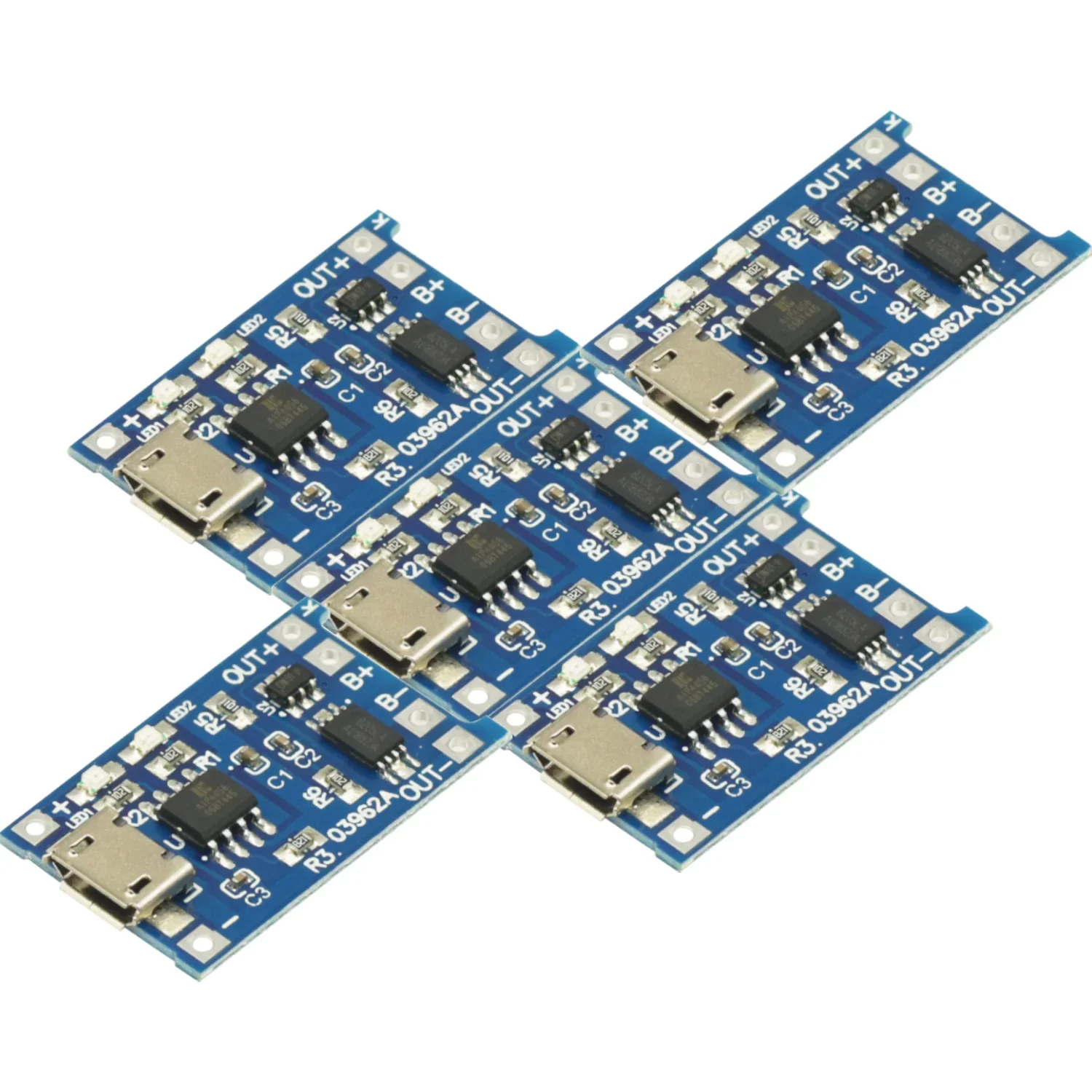 2/5/10 шт. 5 В 1 А Micro USB 18650 плата для зарядки литиевой батареи модуль зарядного