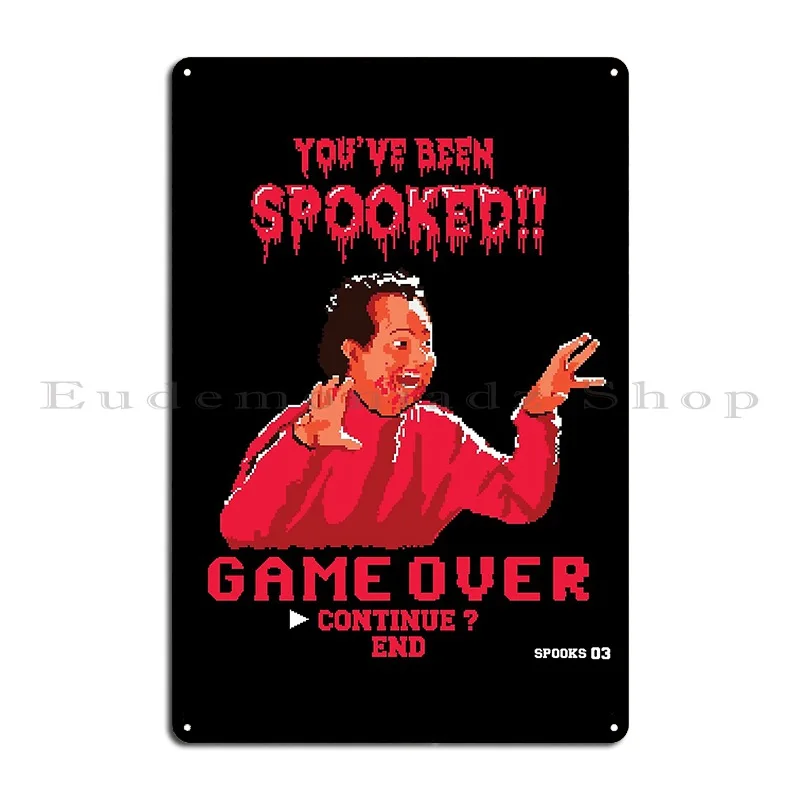 Металлическая вывеска для видеоигр спагетт создание фотографий дизайнерские