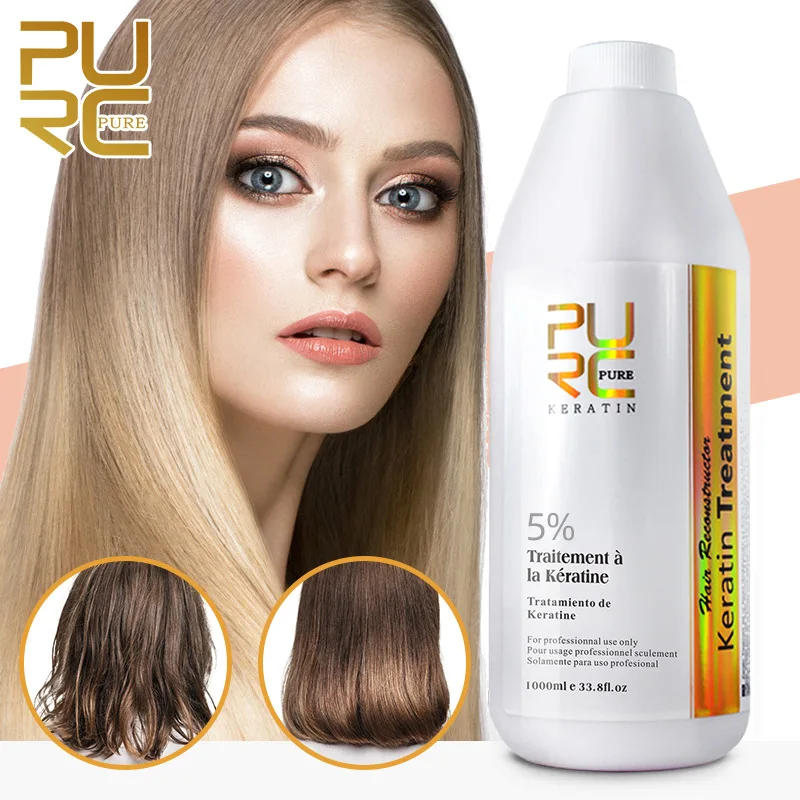 Repair Straighten Damage Brazilian Keratin 0% 5% 8% 12% Formlain pure Chocolate Treatment and Purifying Shampoo Hair Product