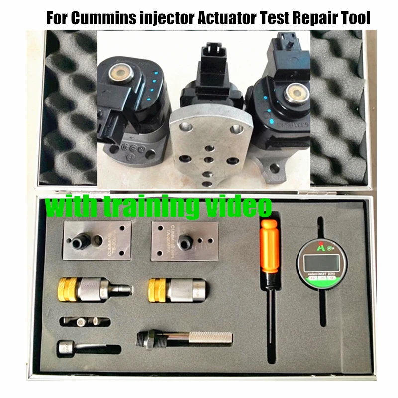 For Cummins HPI Diesel Injector 4089980 4089981 Actuator Test Repair Tool QSX15 ISX15 Q60 Solenoid Valve Travel Sealing Tester