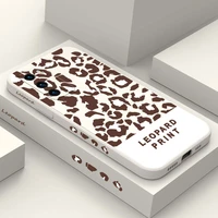 british leopard phone case for huawei p40 p50 p30 p20 pro lite nova 5t y7a mate 40 30 20 pro lite liquid silicone cover
