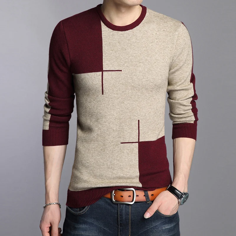 

Men Casual Pullover Sweater Fashion O Neck Knitwear Long Sleeve Male Pullovers men clothing 2022