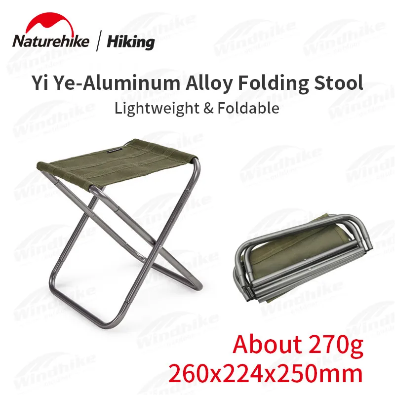 

Naturehike уличный Сверхлегкий складной табурет 7075 из алюминиевого сплава Портативный 270 г стул для рыбалки походные инструменты сиденье для ке...