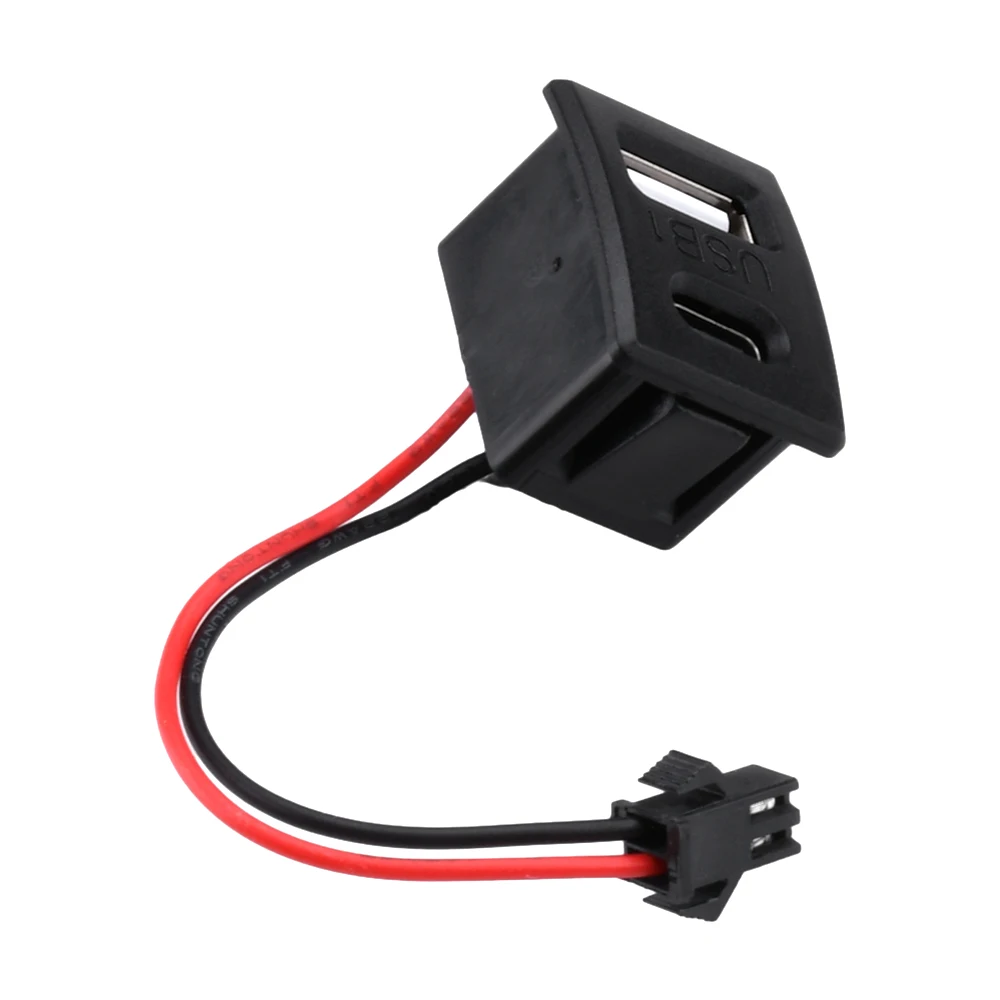 

Aideepen двухслойная USB-розетка Type-C 5V 2A
