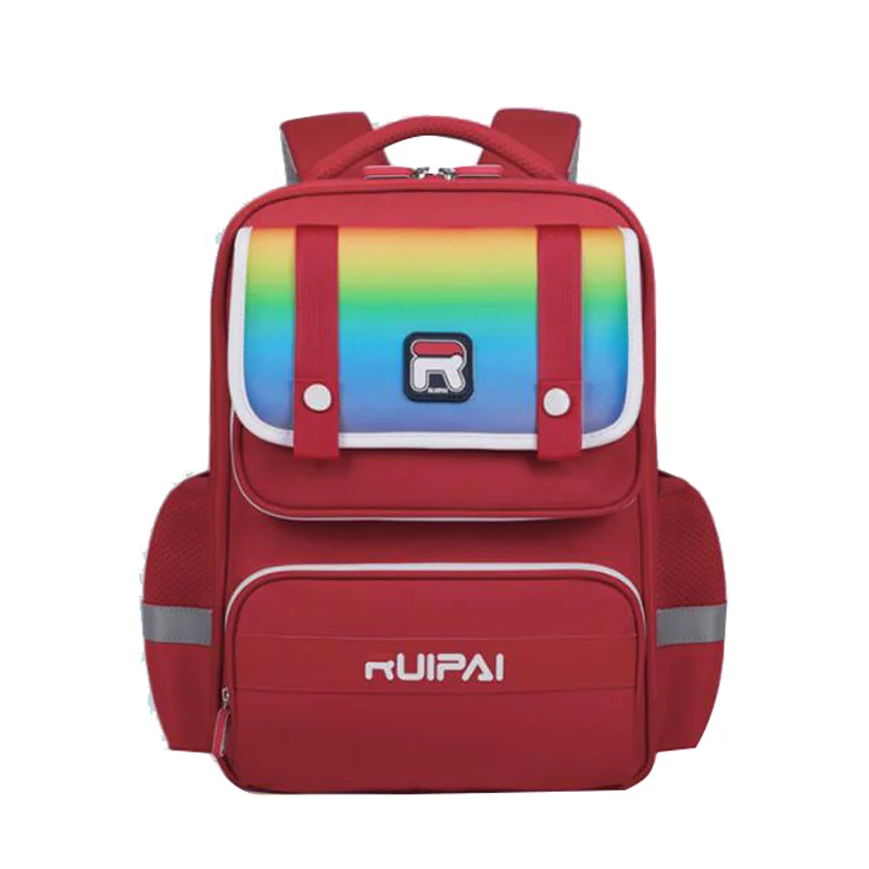 

Ортопедический школьный ранец для мальчиков и девочек, водонепроницаемые портфели из ткани Оксфорд для учеников 1-3 классов, 6 цветов