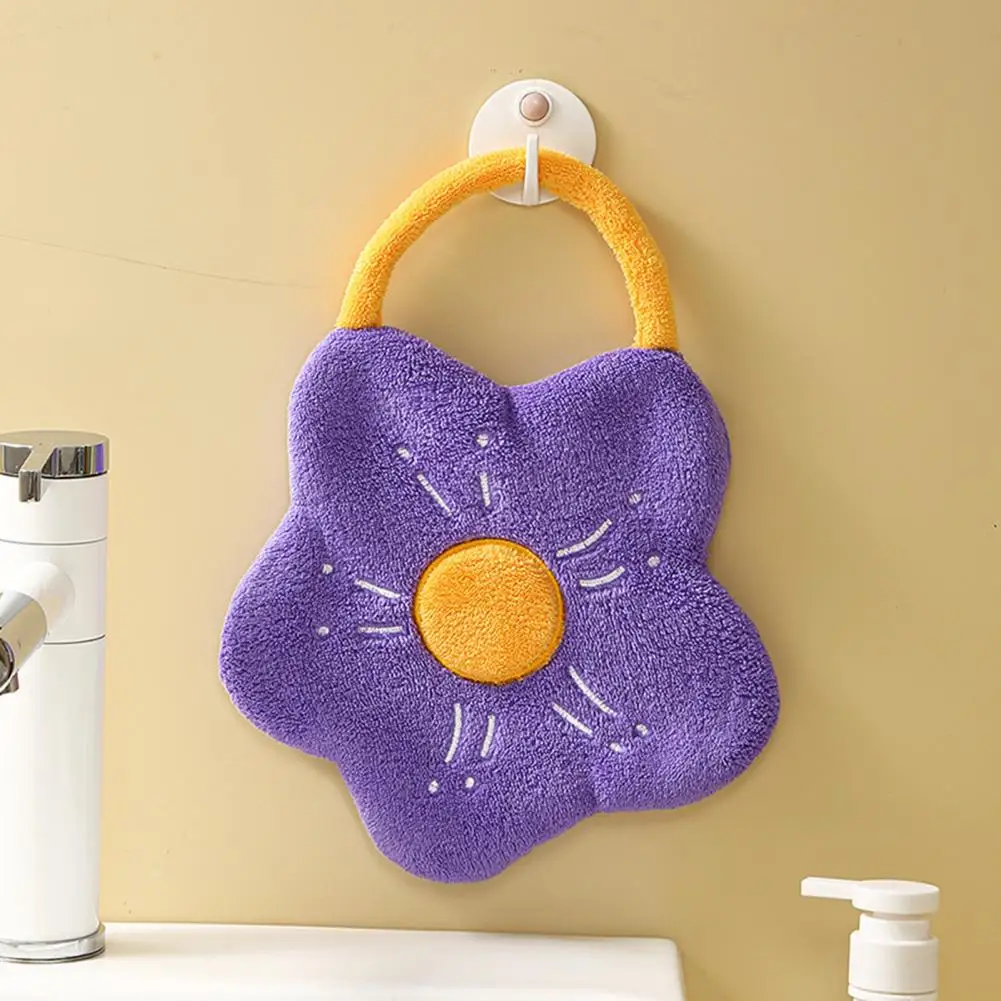 

Useful Lightweight Comfortable Daily Use Allergy Free Kitchen Wipe Hand Towel for Dorm Hanging Towel Hanging Wipe Towel