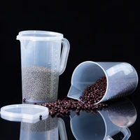 250ml500ml plastic measuring cup with cover visual scale cup test utensil homewares lab metering cup kitchne accessories