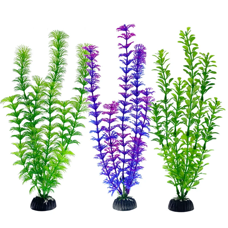 

New 30CM Artificial Aquarium Decor Plants Water Weeds Ornament Aquatic Plant Fish Tank Grass Decoration Water Grass Decorations