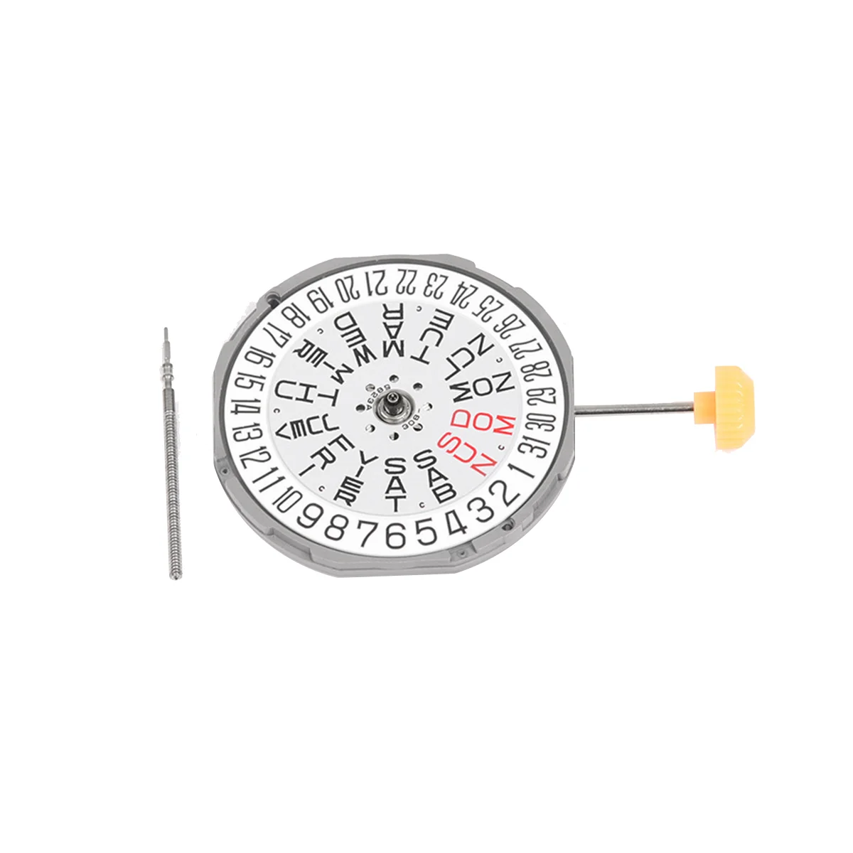 

Часы с механизмом для MIYOTA 1M02, кварцевый механизм с двойным календарем, аксессуары для часов