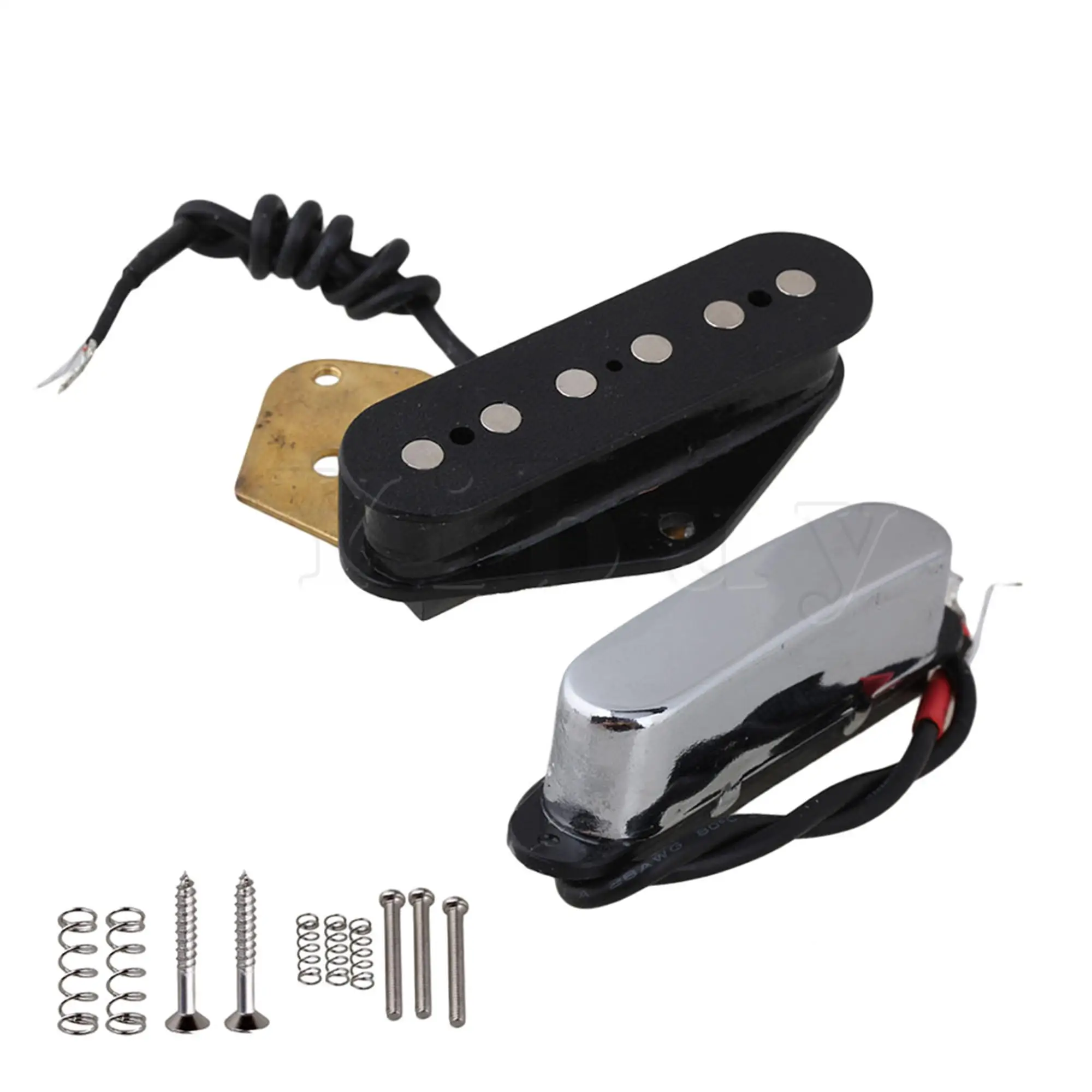 

Керамические приборы Yibuy с одной катушкой для грифа гитары и моста с винтом