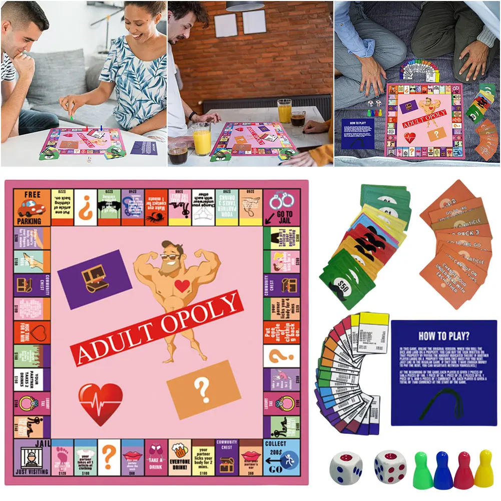 Настольная игра Opoly для пары, карточная игра для отношений ...