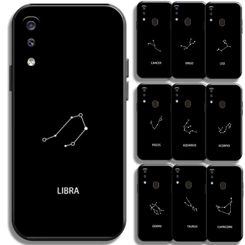 

Twelve Constellations For Samsung Galaxy A20 A20S Phone Case Shell TPU Coque Liquid Silicon Soft Funda Cases Full Protection