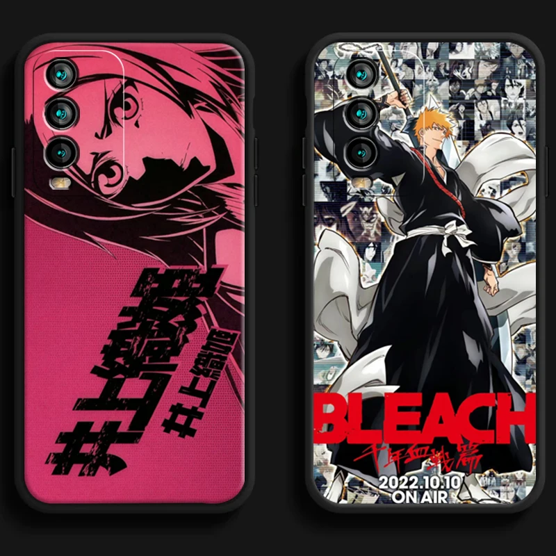 

BLEACH Japanese Anime Phone Cases For Xiaomi Redmi Note 10 10 Pro 10S Redmi Note 10 5G Coque Carcasa Soft TPU Back Cover