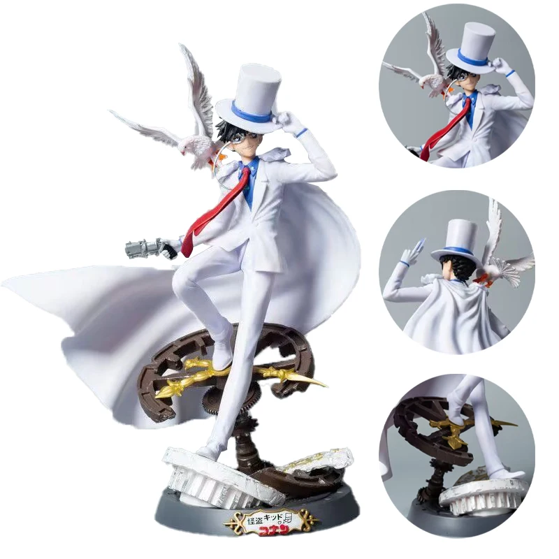 

Фигурка фантомного кража детектива Конан для детей, 30 см, фигурка кайtou Kiddo, аниме статуя, модель, Декор, коллекционные игрушки, рождественски...