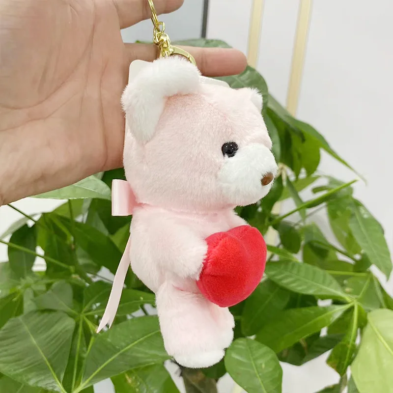 1 шт. 12 см мультяшный любовный медведь искусственная кукла милые мягкие животные