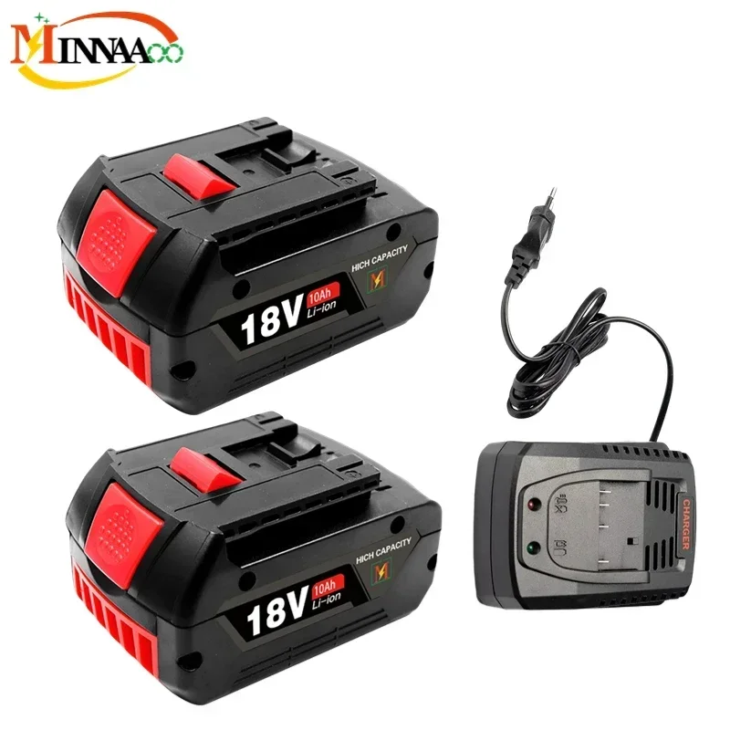 

NEW For BOSCH Authentic 18V 10AH LITHIUM-ION BATTERY GBA 18V 10AH 18V Professional GBA GSR GSB BAT618 BAT609 w/Fuel Guage