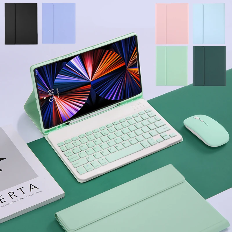 

Keyboard Case for Samsung Galaxy Tab A8 Case for Samsung Tab S7 Fe Case for Funda Tab S6 Lite A7 Tab S7 Plus S8 Plus S7 S8 Case