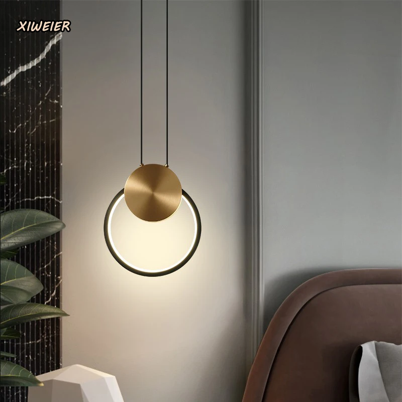 

Nordic Postmodern Study Bedside Table Small Chandelier All Copper Light Luxury Living Room Dining Room Chandelier