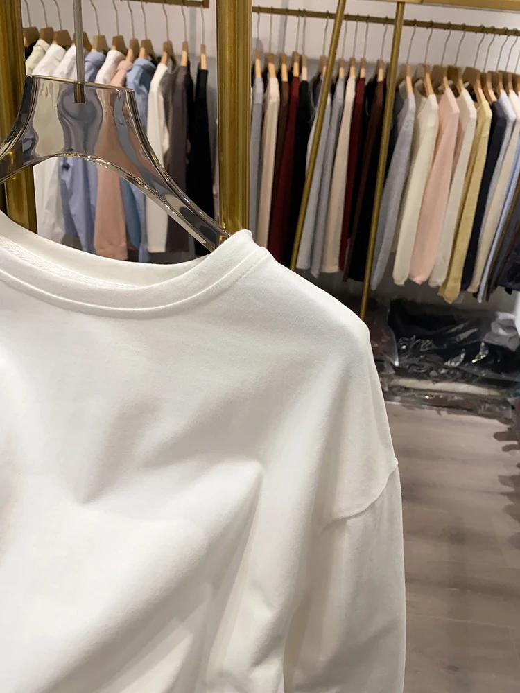 [Xiaoai Stall Real Shot] Простая базовая легкая доска для отдыха толстовка с длинными