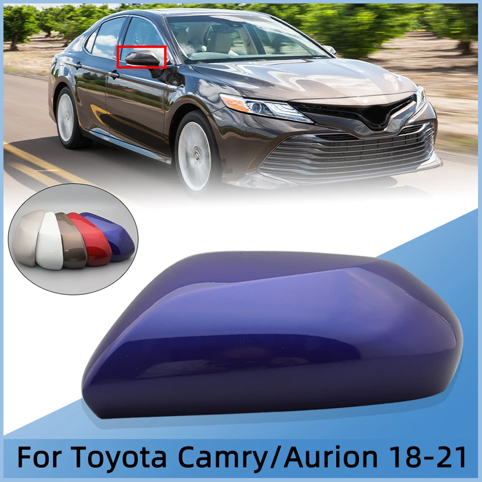 

For Toyota Carmy Aurion 2018 2019 2020 2021 Rearview Mirror Cap Door Case Exterior Rear Cover Lid Side Wing Hood Housing Shell
