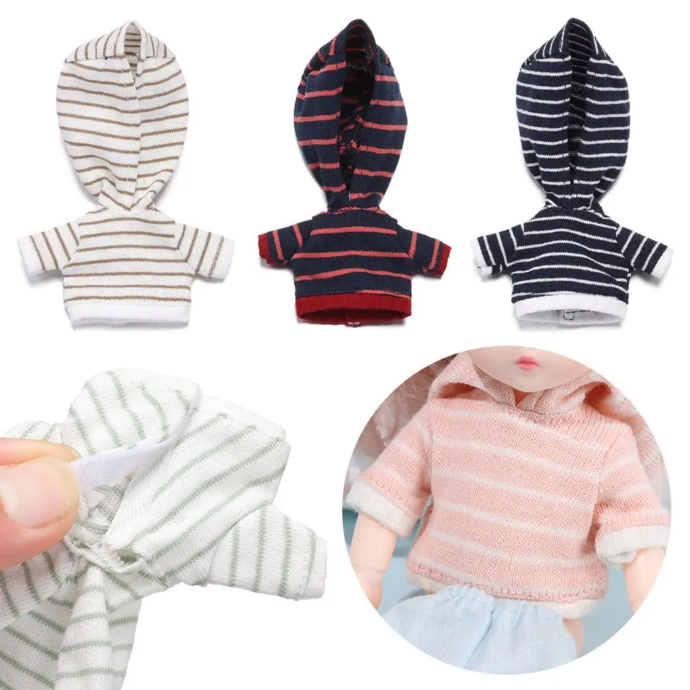 

1/11 1/12 Dolls For 12~16cm Dolls For BJD Dolls Fashion Doll Top Doll Clothes Sweatshirt Outfits Handmade Hoodies