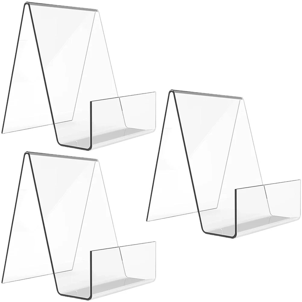 Прозрачная подставка для журналов прозрачная акриловая книжная мольберт полка