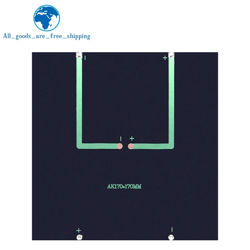 TZT 6 В 660 мА 4 Вт Солнечная панель Поликристаллическая 170*170 мм Мини система Sunpower DIY