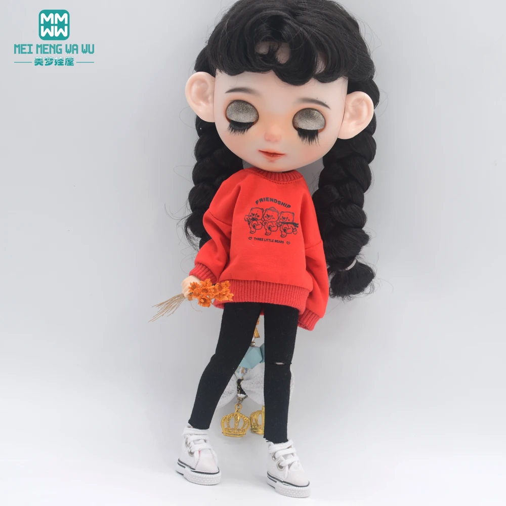 Одежда для кукол Blyth модные спортивные костюмы свитшоты джинсы цельный костюм blyth