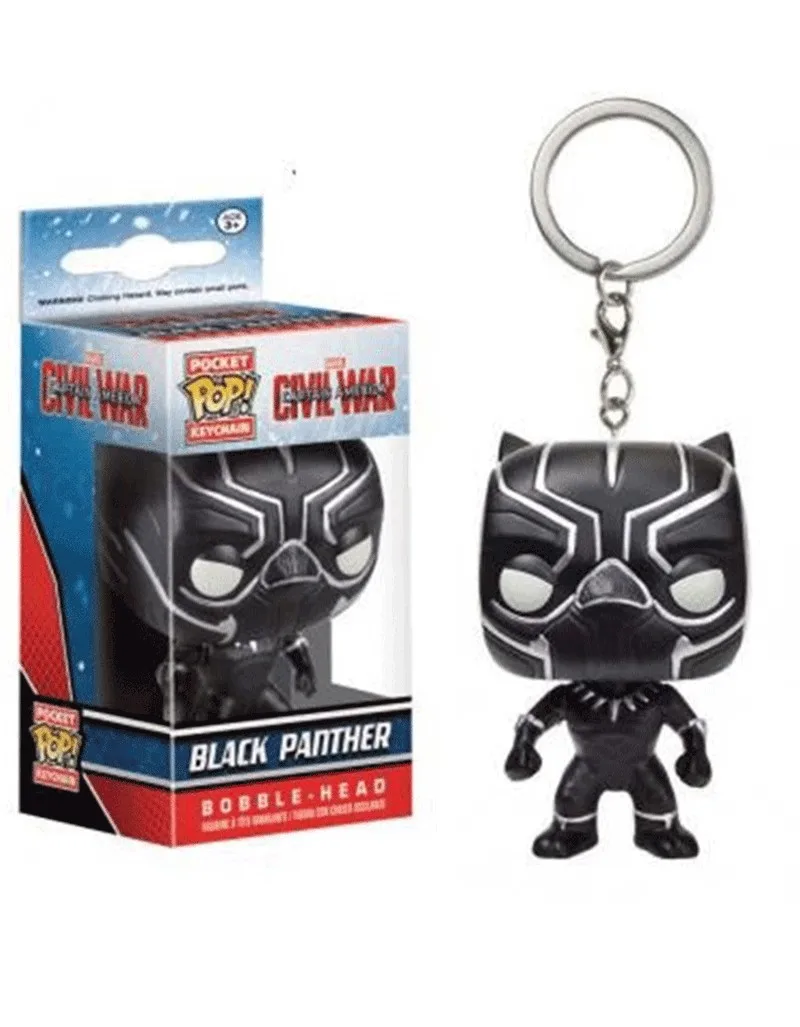 Карманный поп Funko брелок для ключей гражданская война Черная пантера | Игрушки и