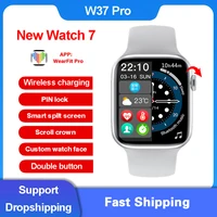 original w37 pro smartwatch series 7 wireless charging men women fitness bracelet sport waterproof smart watch for apple android