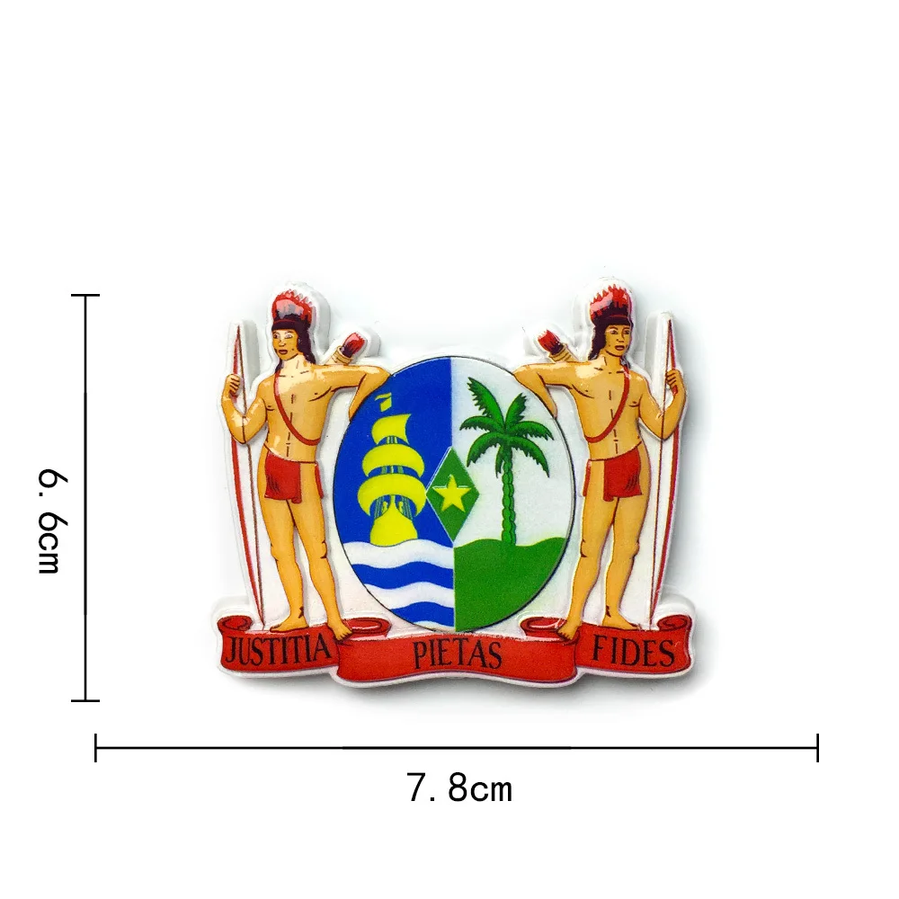 

Магнит Suriname Republic 3D