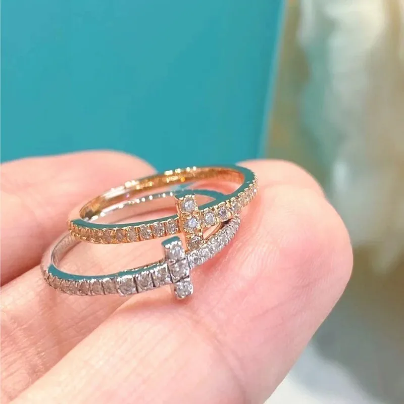 

925 Silver Rings Women Luxury Jewelry Accessories Charms Party Engagement Gift Gemstones Diamond Couple Accessory Replica Brands